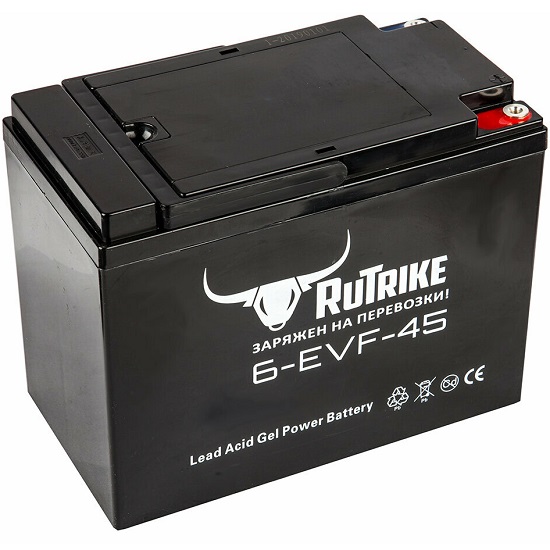 Тяговый аккумулятор RuTrike 6-EVF-45 (12V45A/H C3)