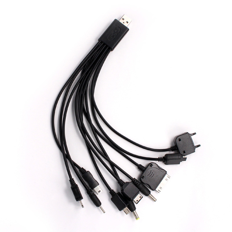 Кабель USB для ЗУ с 10 переходниками