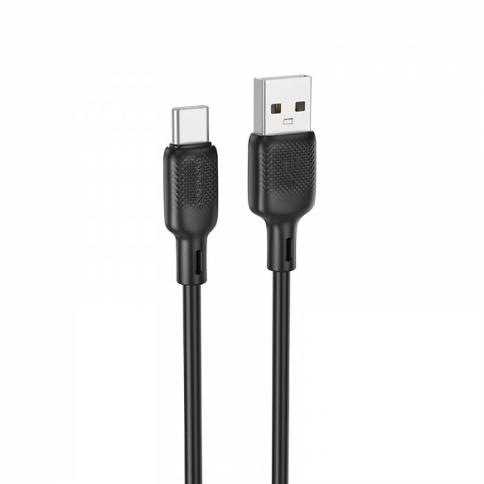 Кабель USB <--> Type-C  3.0м BOROFONE BX113 чёрный