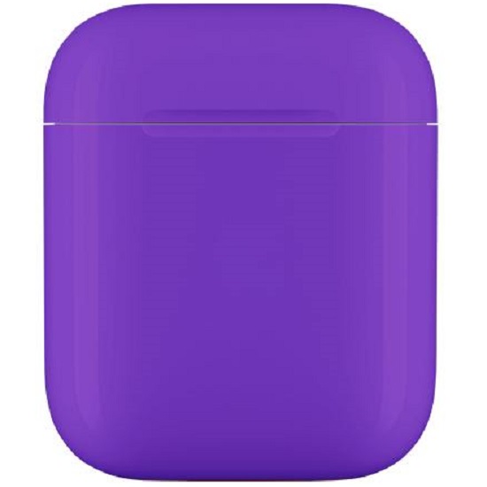 Пластиковый чехол STR Soft-Touch для AirPods пластиковый (фиолетовый)