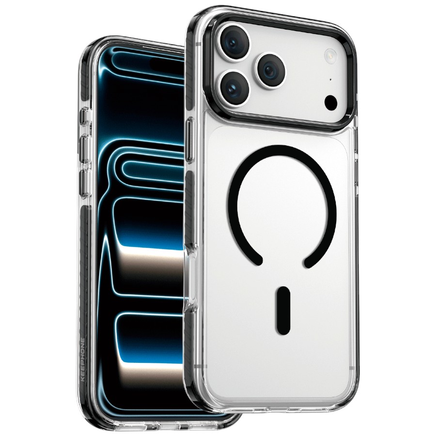 Задняя накладка KEEPHONE SHOCKSTAR MAGSAFE CASE для iPhone 17 PRO BLACK