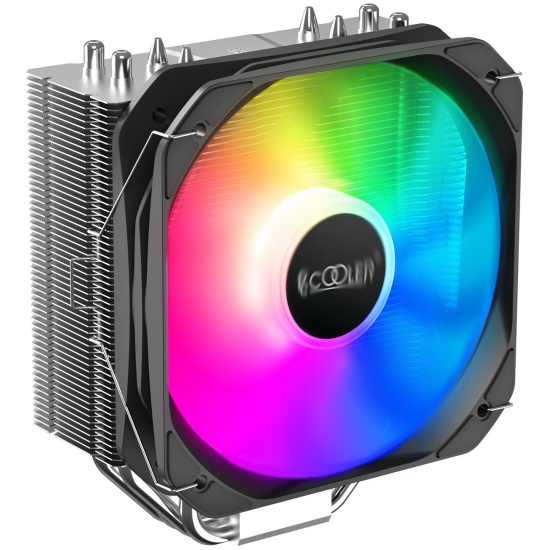 Кулер PCCooler Paladin 400 ARGB S115X/1200/1700/AM4 (20 шт/кор, TDP 200W, 130mm PWM ARGB FAN, 4 тепловые трубки 6мм, 800-1600RPM, 18-28,6dBa)