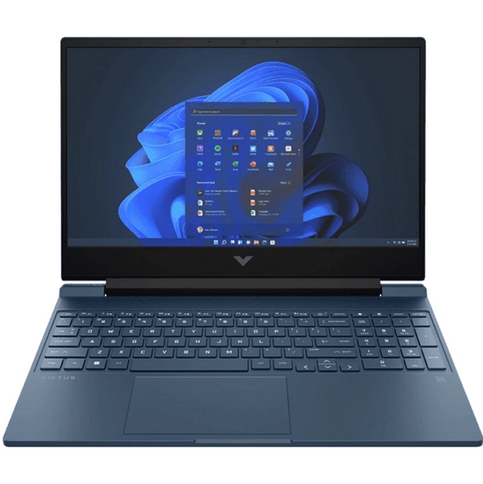 Ноутбук игровой 15.6" HP Victus 15-FB3120AX (AMD RYZEN 7-7445HS/ 16Gb/ SSD 512Gb/ RTX 3050 6Gb/ W11) (BT6E1PA) Blue