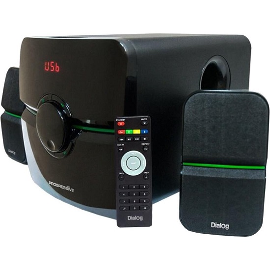 Колонки 2.1 DIALOG Progressive AP-203 черные (18Вт+2*10Вт)