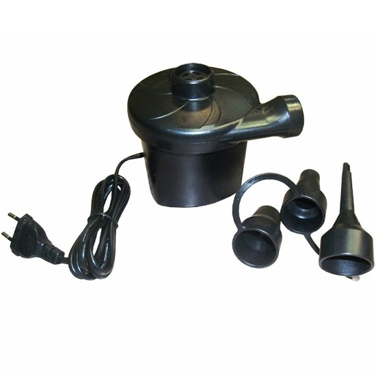 Насос электрический STERMAY HT-196, 220В для надувных матрасов и бассейнов, 3 насадки в комплекте, уп.36