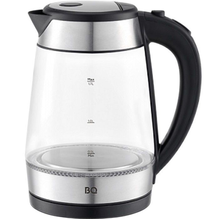 Чайник электрический BQ KT1738G Черный-Сталь