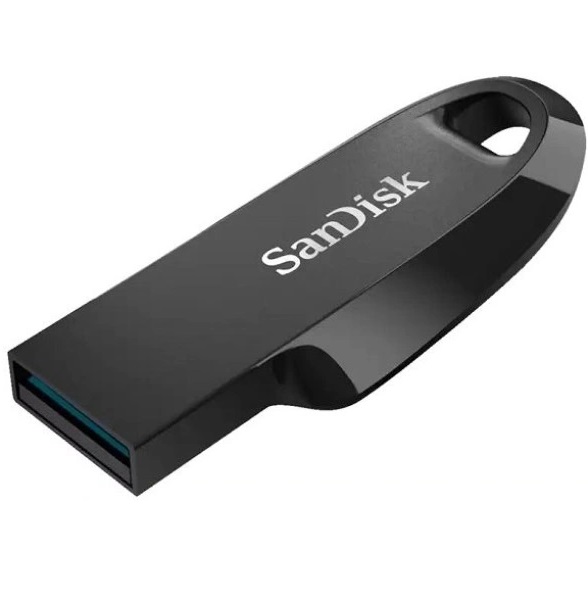 USB 256Gb SanDisk Ultra Curve, черный, USB 3.2 (SDCZ550-256G-G46)
