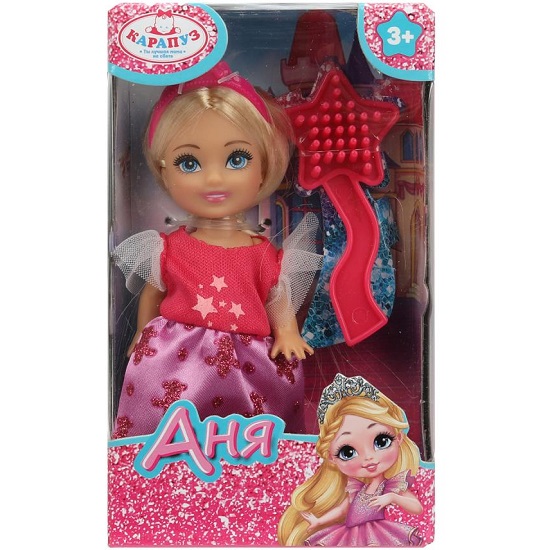 Кукла Аня КАРАПУЗ 12 см 390345