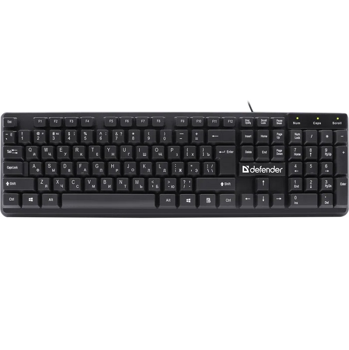 Клавиатура DEFENDER Symbol HB-559 RU, черный