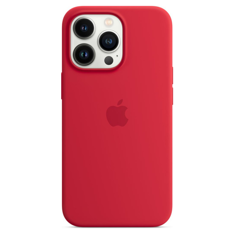 Силиконовый чехол STR MagSafe для iPhone 13 Pro (красный)