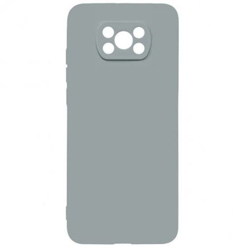 Задняя накладка ZIBELINO Soft Matte для Xiaomi Poco X3/X3 Pro (серый) защита камеры