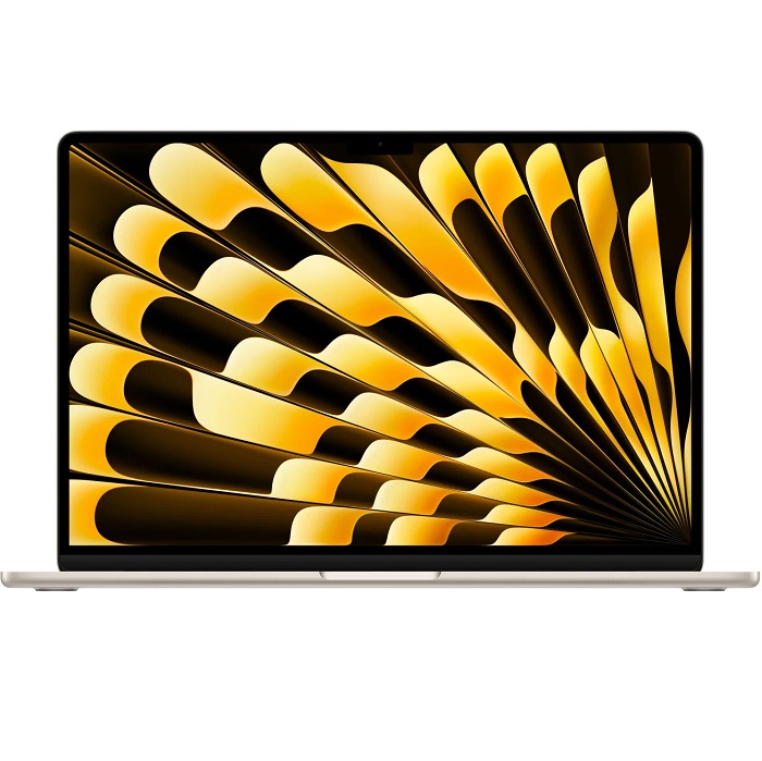 Ноутбук 15.3" Apple MacBook Air 15 (M3 Chip/ 8Gb/ 256Gb/ Apple M3 Graphics) Global, Starlight, с русской клавиатурой