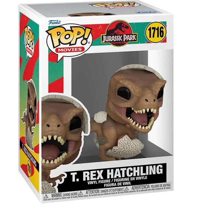 Фигурка Funko POP! Movies Jurassic Park T. Rex Hatchling (1716) 75986