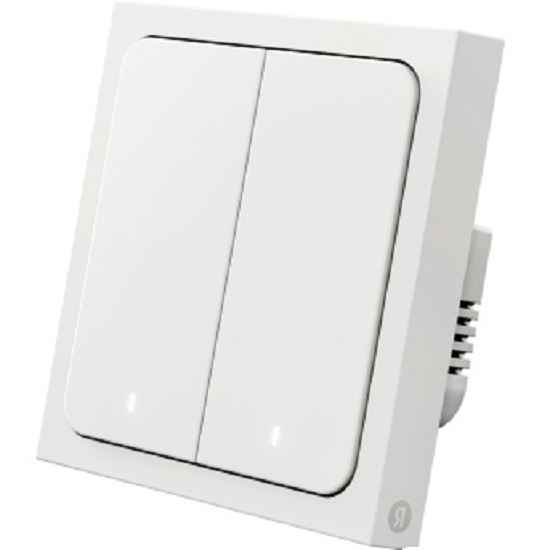 Умный выключатель Яндекс (YNDX-00532) (двухклавишный, Zigbee )