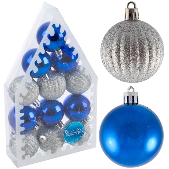 Набор шаров "Домик" (12шт) размер: 5 см арт.007656