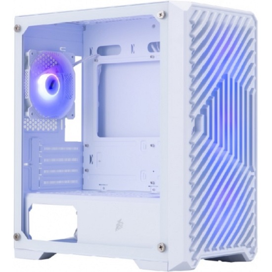 Корпус 1STPLAYER TRILOBITE T5 ARGB White / mATX / 4x120mm ARGB fans / T5-WH-4F7-W