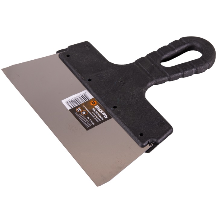 Шпатель нерж.cталь пластиковая рукоятка 200мм ВИХРЬ 73/3/2/20