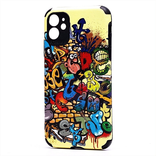 Задняя накладка SC310 для iPhone 11 (014) (black)