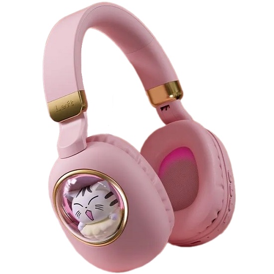 Наушники IHI GW001 Космокотик розовый