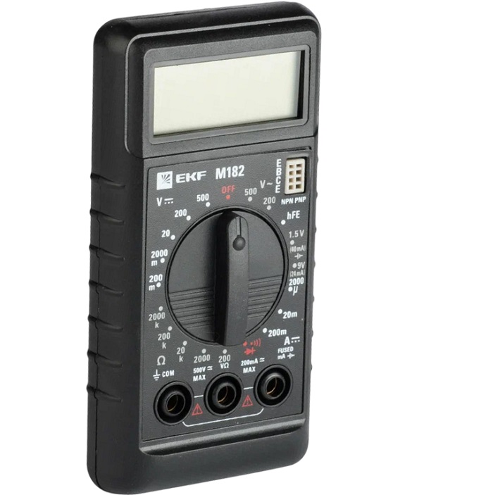 Мультиметр цифровой M182 EKF Master