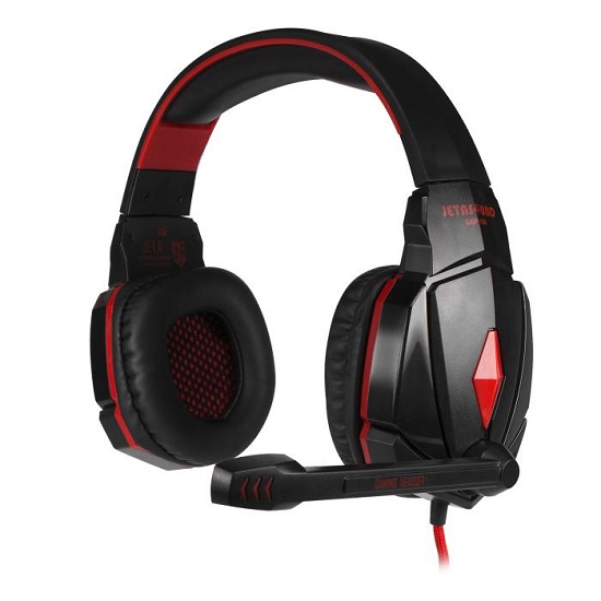 Наушники JET.A GHP-100 чёрно-красные