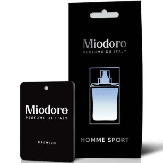 Ароматизатор MIODORE - Homme sport (подвесной картонный)