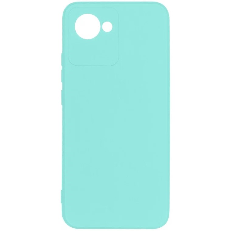 Силиконовый чехол DF для Realme C30 DF rmCase-18 (light green)