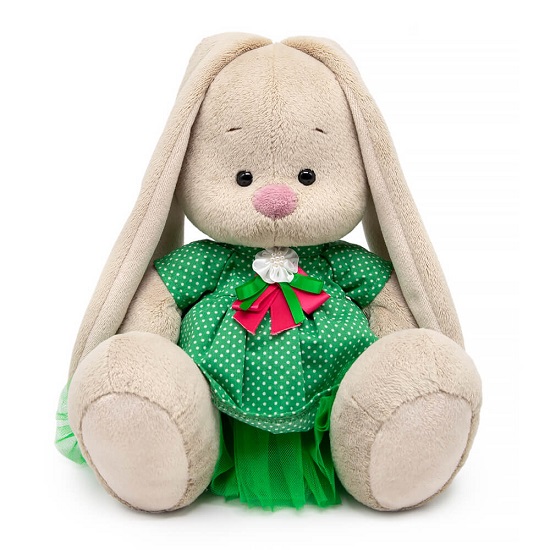 Мягкая игрушка Зайка Ми в платье "Земляничка" , 23 см (SidM-659)