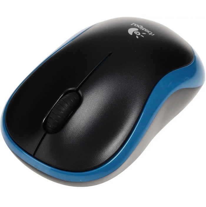 Мышь БП LOGITECH M185 Blue