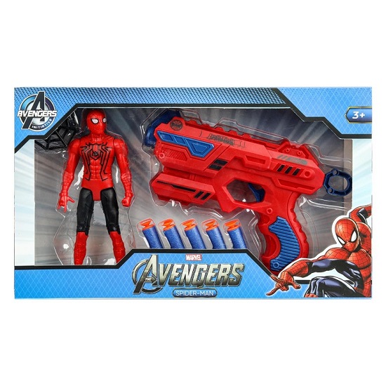 Бластер с мягкими пулями, фигурка, команда мтителей 391584