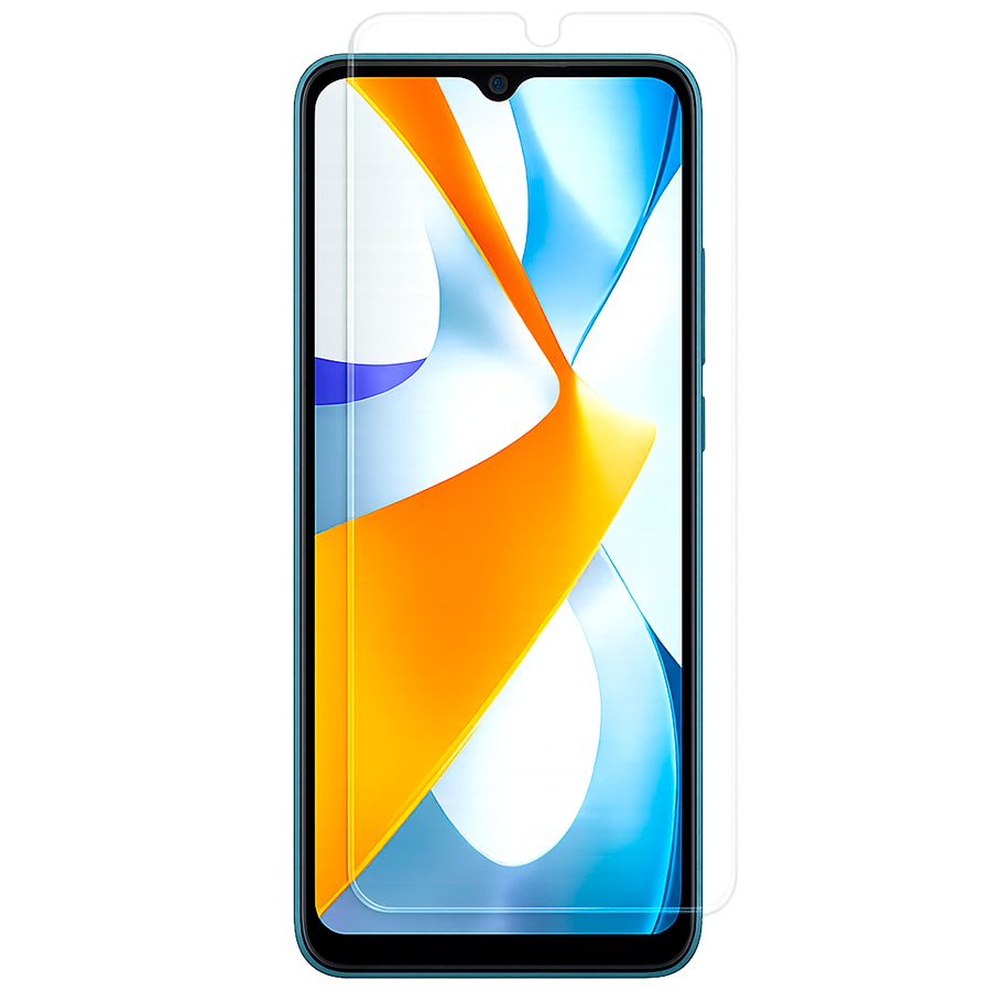 Противоударное стекло 5D ZIBELINO для Xiaomi Redmi 10C/12C/Poco C40 черный