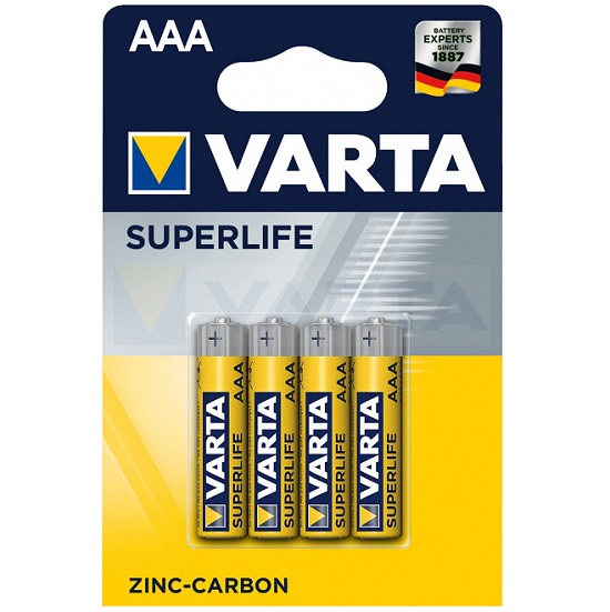 Элемент питания VARTA R03 SUPER LIFE BL-4 (48/240)