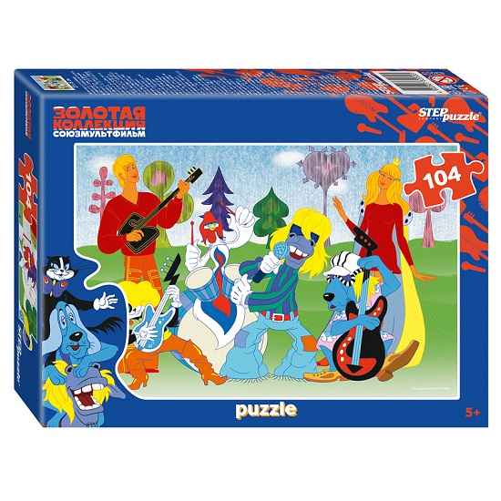 Пазл Step Puzzle 104 "Бременские музыканты. Золотая коллекция" 