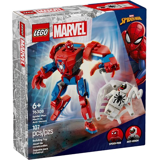 Конструктор LEGO Super Heroes 76308 Робот Человека-паука против Анти-Венома