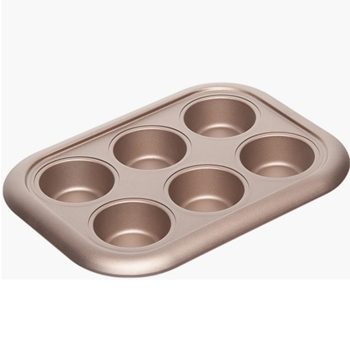 Форма для маффинов NADOBA серия RADA, 29,4х21х3,5 см, стальная, антипригарная