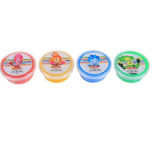 Пластилин прыгающий CENTRUM "Фиксики" 21г асс.