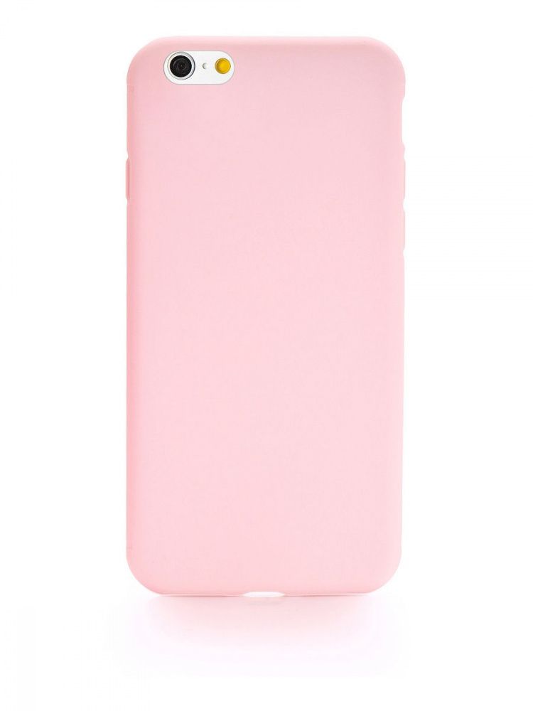 Задняя накладка ZIBELINO Soft Case для iPhone 6/6S Розовый светлый