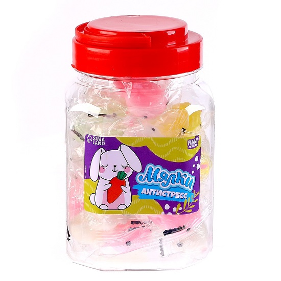Антистресс сквиш мялка «Зайчики», в банке, МИКС 9079383
