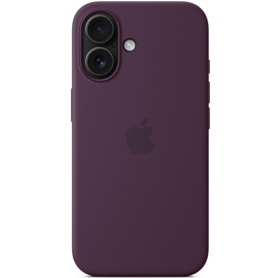 Силиконовый чехол SILICONE CASE MagSafe для iPhone 16 Pro Max (3. Plum) (с АНИМАЦИЕЙ)
