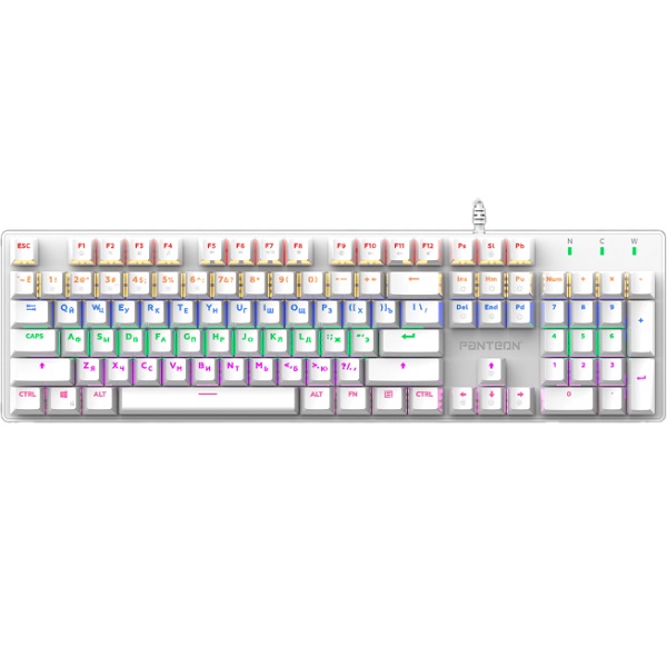Клавиатура JETACCESS PANTEON T15 CS HS белая
