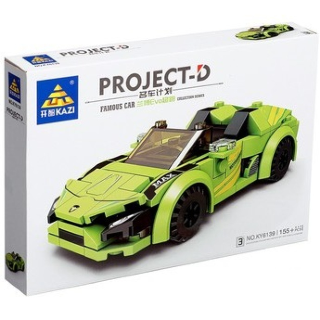 Конструктор KAZI «Гонка. Спорткар», 155 деталей 10668364