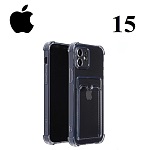 Задние накладки для iPhone 15 с карманом для карт
