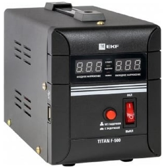 Стабилизатор напряжения 0,5 кВа напольный EKF stab-f-500