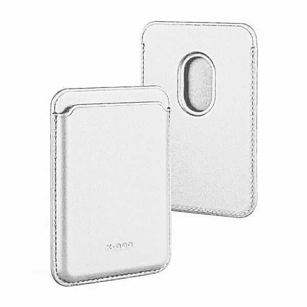 Кошелек для карт MagSafe Leather Wallet для Apple iPhone Белый