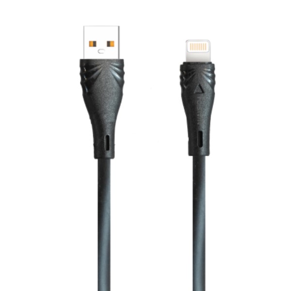 Кабель USB <--> Lightning  1.0м FAISON K-14 Activ, чёрный