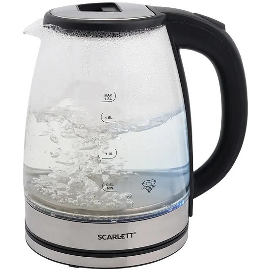 Чайник электрический Scarlett SC-EK27G30 сталь