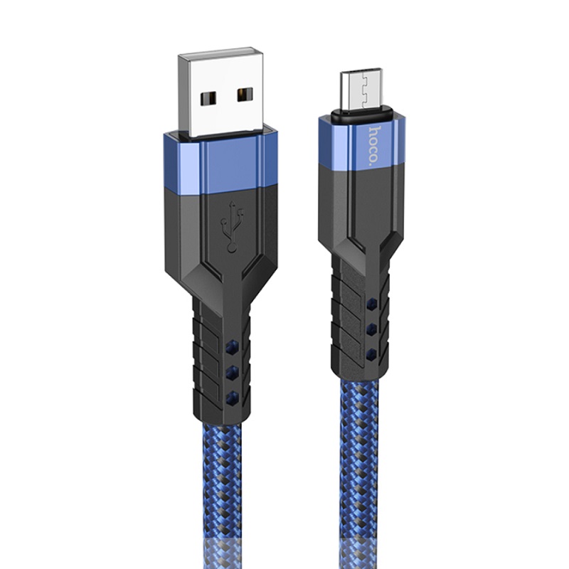Кабель USB <--> Lightning  1.2м HOCO U110 синий