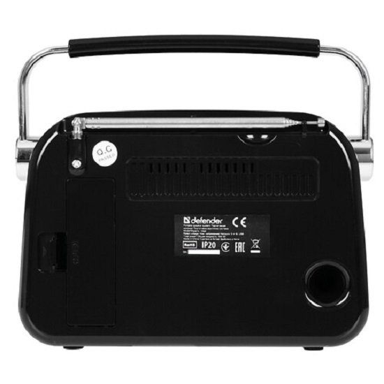 Радиоприёмник DEFENDER Vega черный (65179)