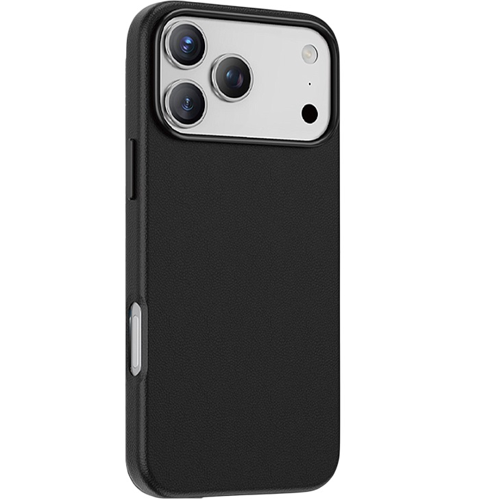 Задняя накладка KEEPHONE PEEKABOO LEATHER MAGSAFE CASE для iPhone 17 PRO (BLACK)