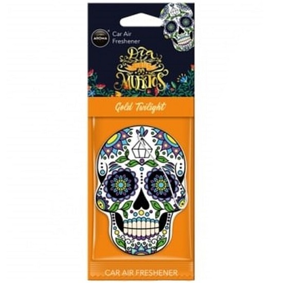 Ароматизатор AROMA Car Dia de Muertos Gold Tatoo